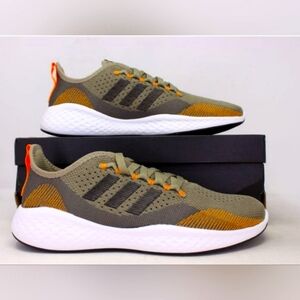 NEW Adidas Fluidflow 2.0 Grey Orbit Green GX8557 Running Shoe Sneaker Men 12